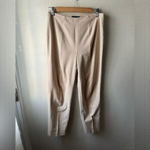 Piazza Sempione Audrey Khaki cream ankle length Trousers size 10
